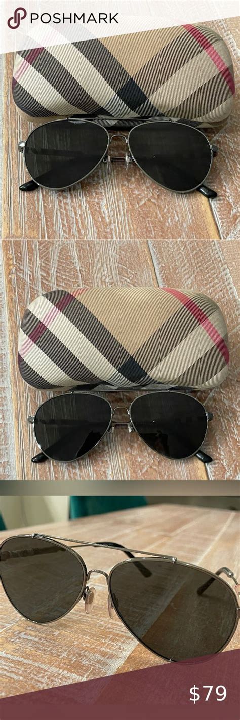 Burberry sunglasses aviator style